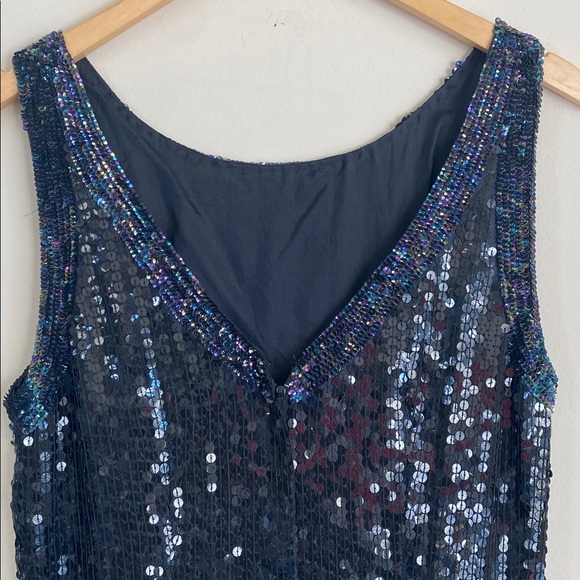 Mukesh nitz black sequin dress size smalll - Picture 5 of 9